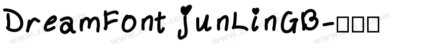 DreamFont junLinGB字体转换